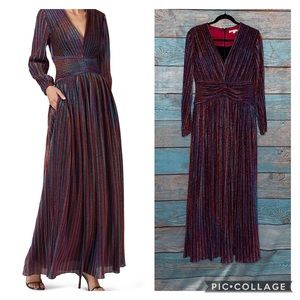 Jonathan Simkhai Rainbow Pleated Dress 10